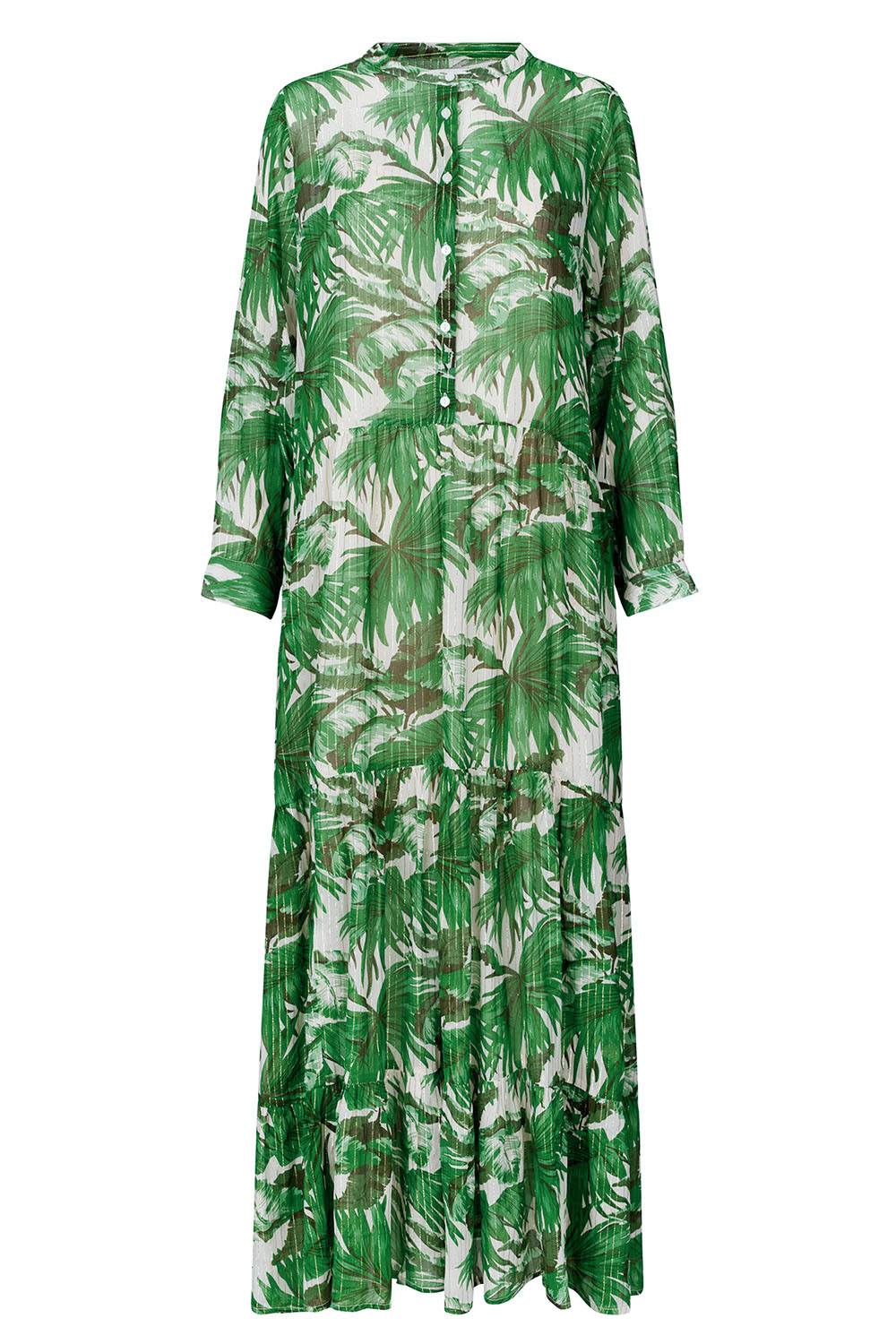 Maxi dress with lurex Nee green. Lollys Laundry Little Soho