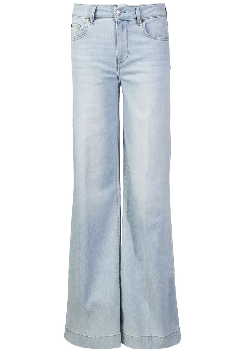 Liu Jo Wide leg regular fit jeans Mendola L34 blauw