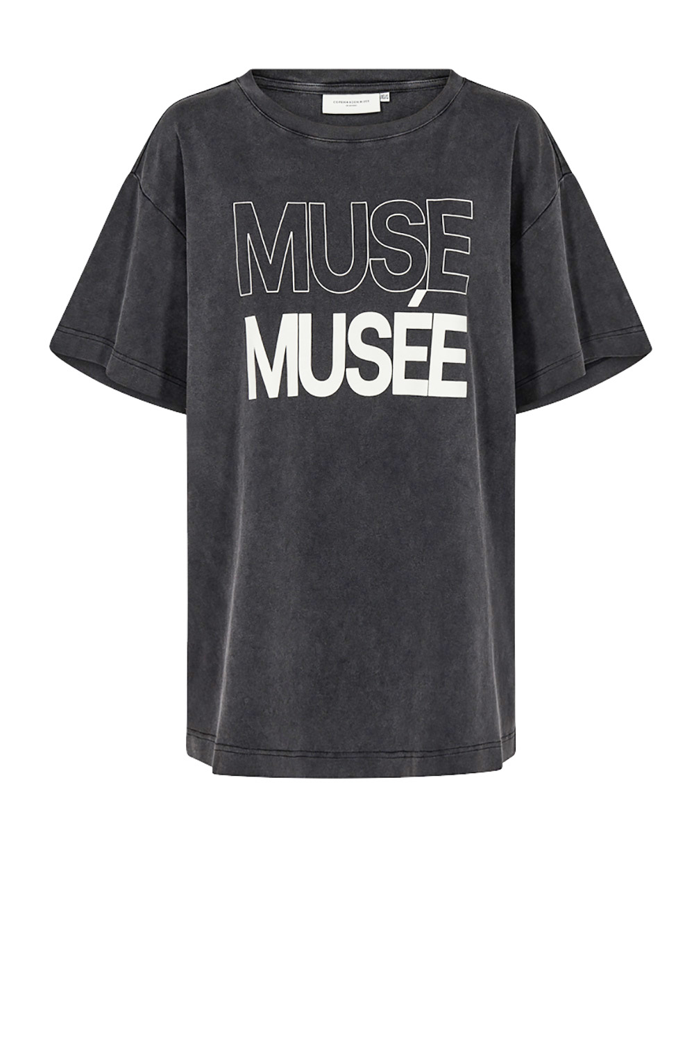 Copenhagen Muse Oversized t-shirt met logo Muse zwart