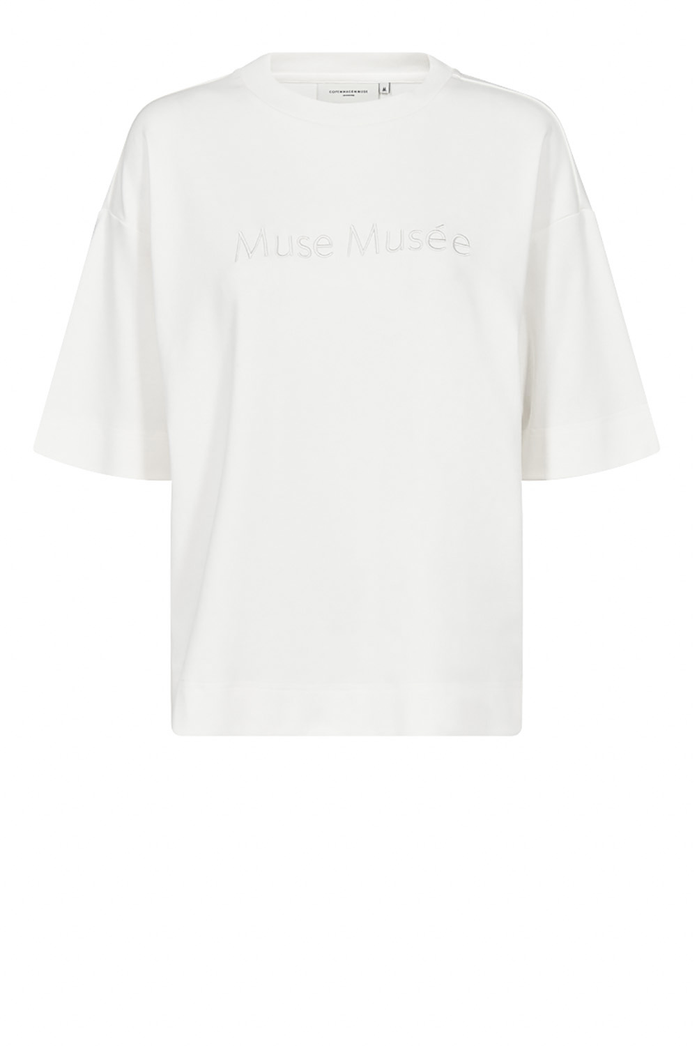 Copenhagen Muse T-shirt met logo Muse naturel