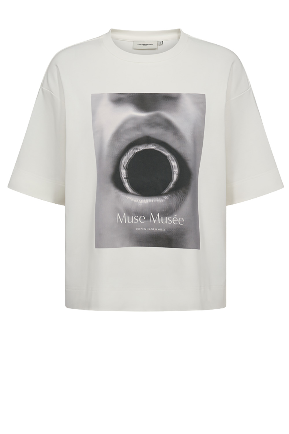 Copenhagen Muse Boxy t-shirt met print Muse naturel