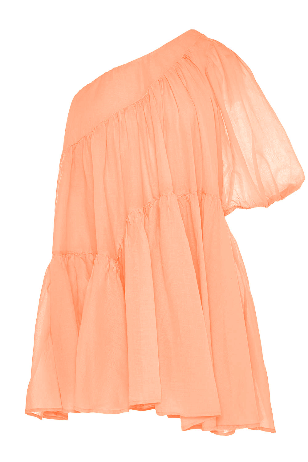 Devotion One-shoulder jurk Gloria oranje