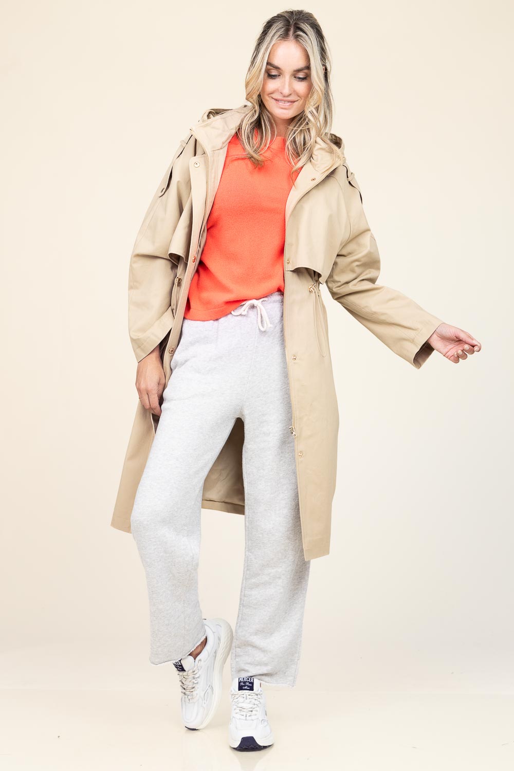 Cashmere sweater Leana | orange | Absolut Cashmere | Little Soho