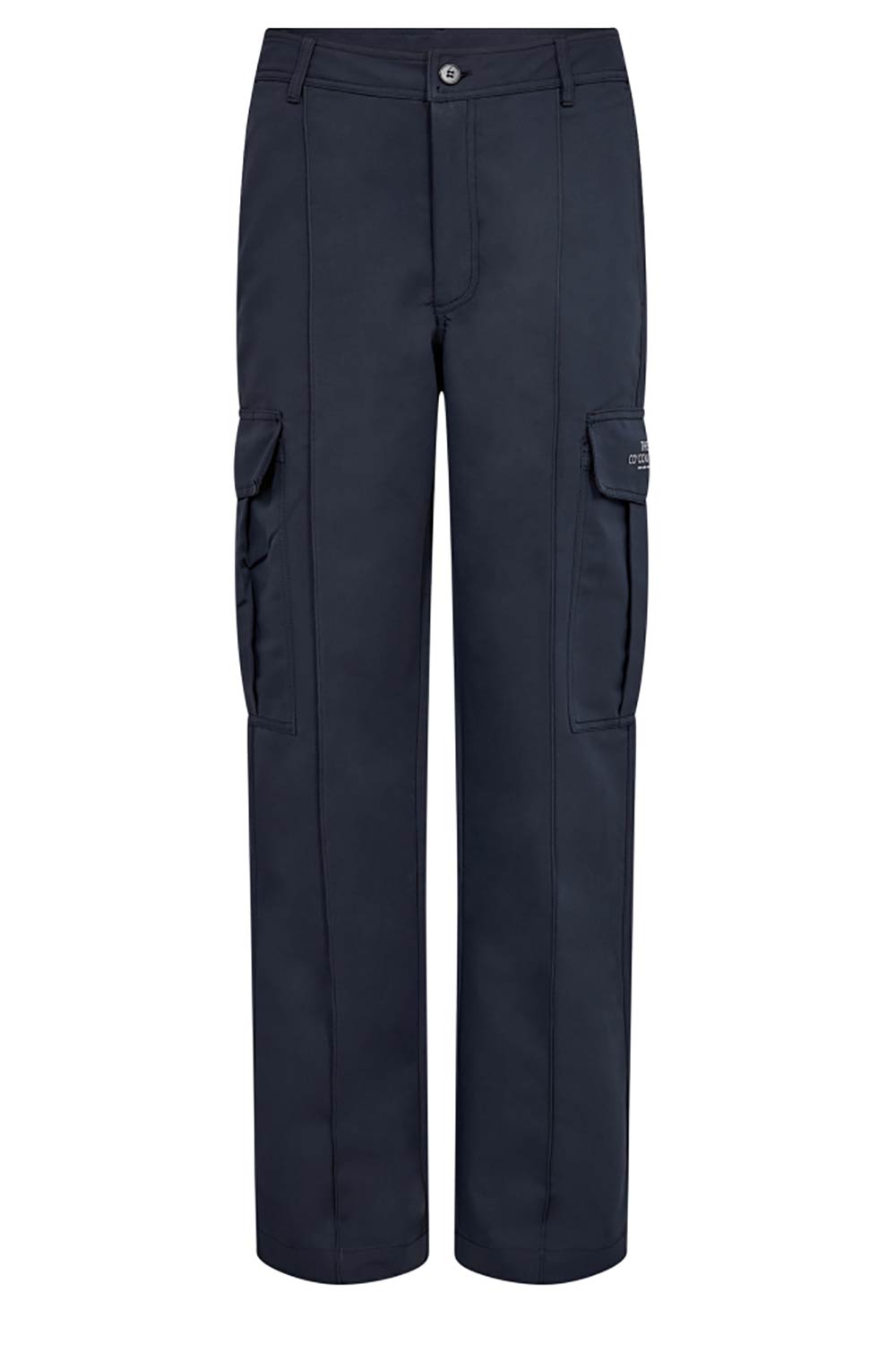 Co'Couture Katoenen cargo broek Jenkins blauw