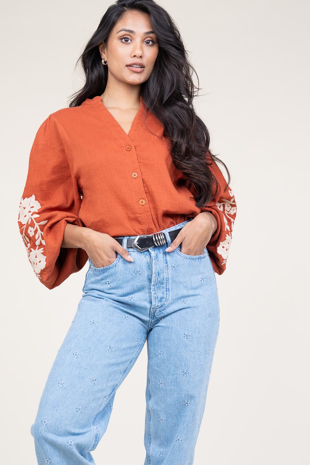 Blouse Tunique Stella Forest Noir Viscose - Taille 44, Manches Longues, Neuve Avec étiquettes