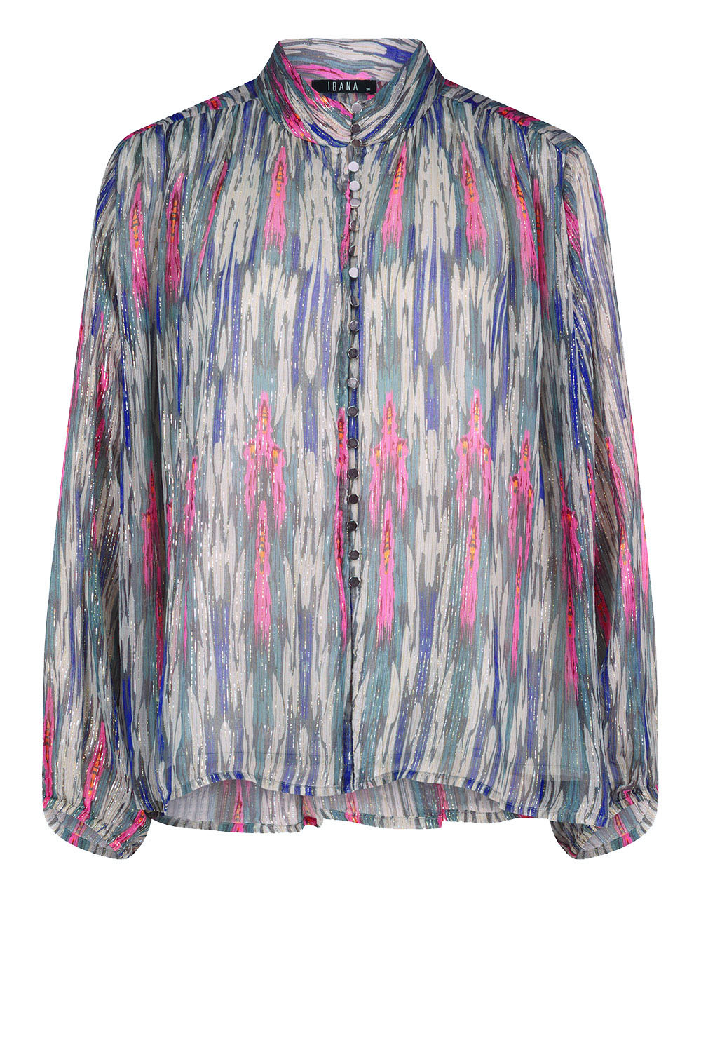 Ibana Lurex blouse met print Talici multi