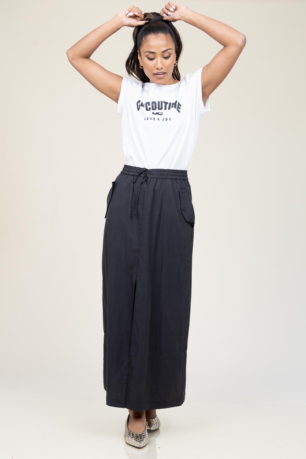 Look Tencel parachute skirt Clive