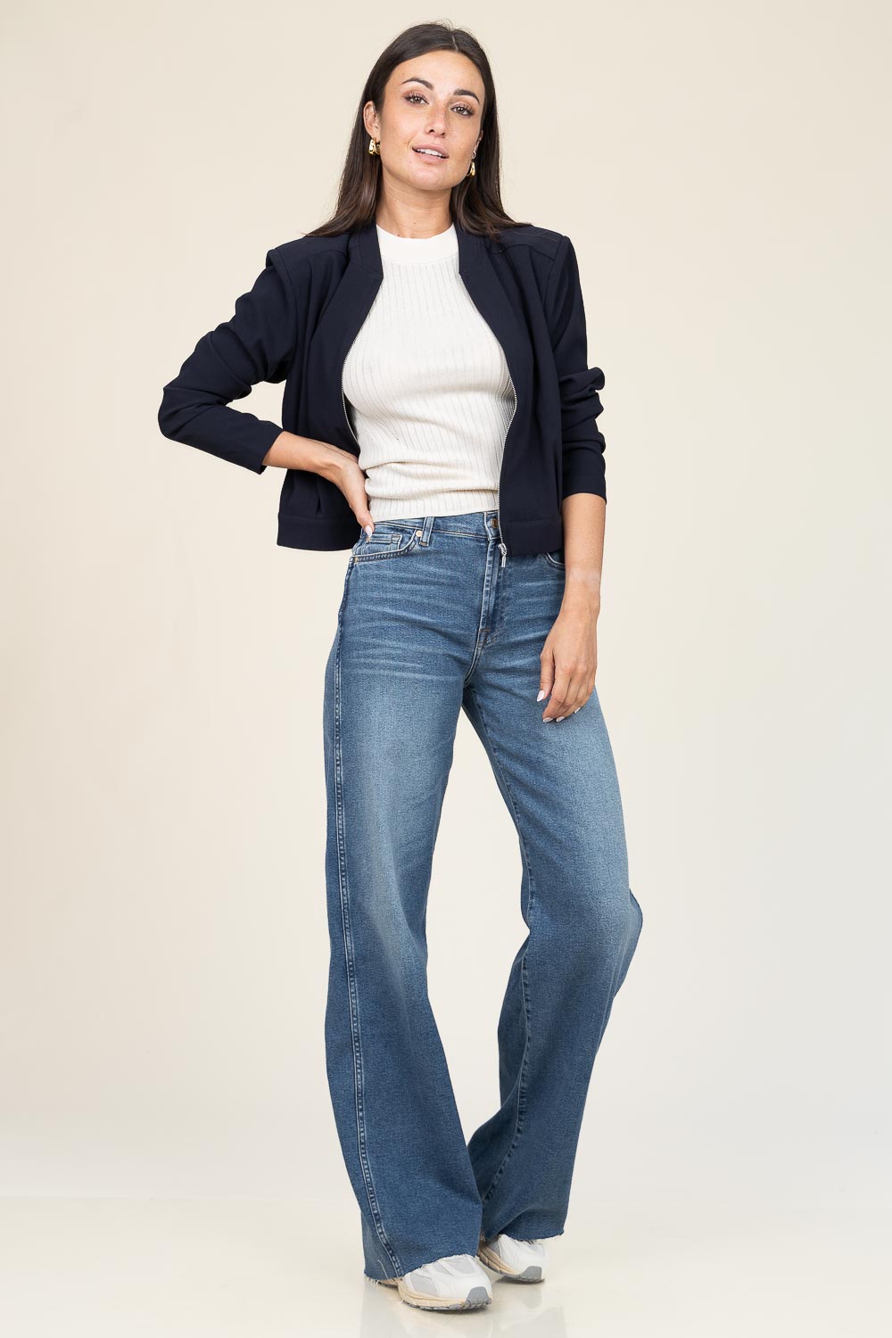 Look Rib knitted top Doofy