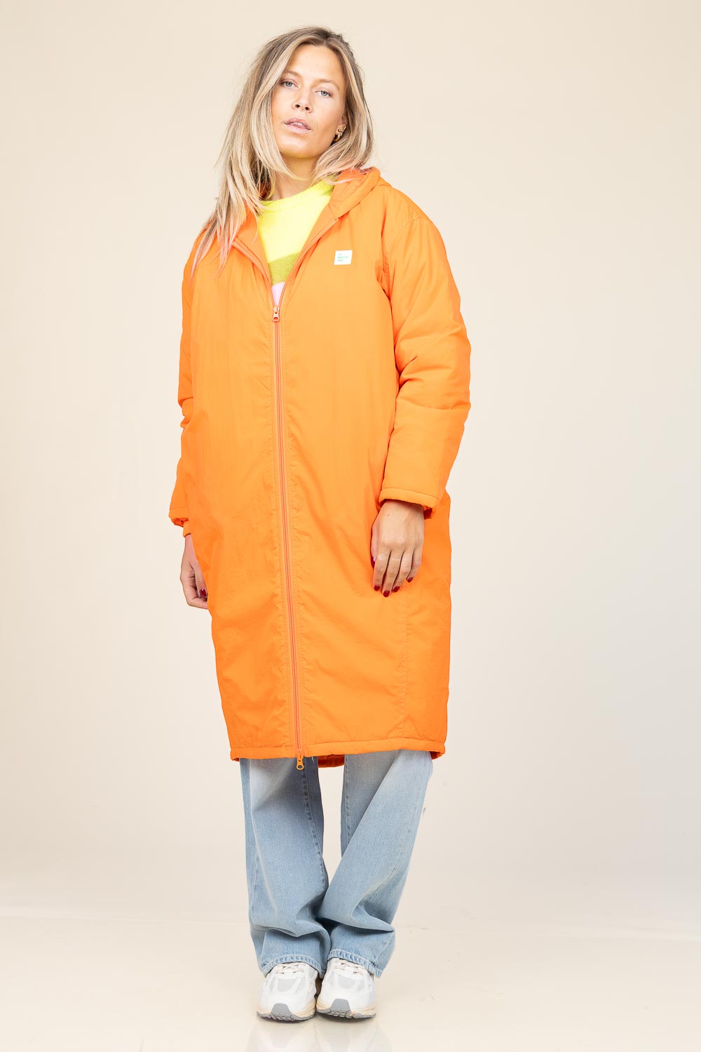 Oversized jacket Zotcity | neon orange | American Vintage