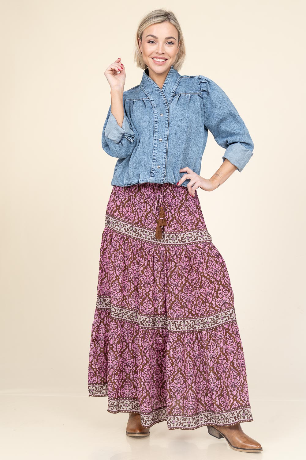 Look Soft viscose skirt Diamond