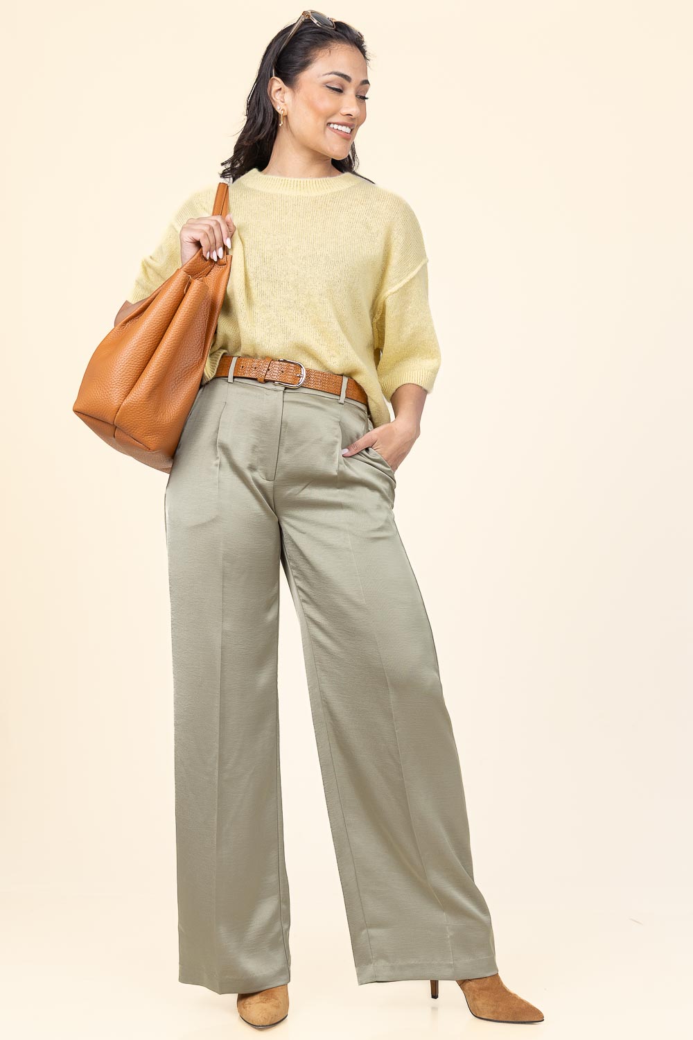 Look Soft alpaca blend sweater Hiaru