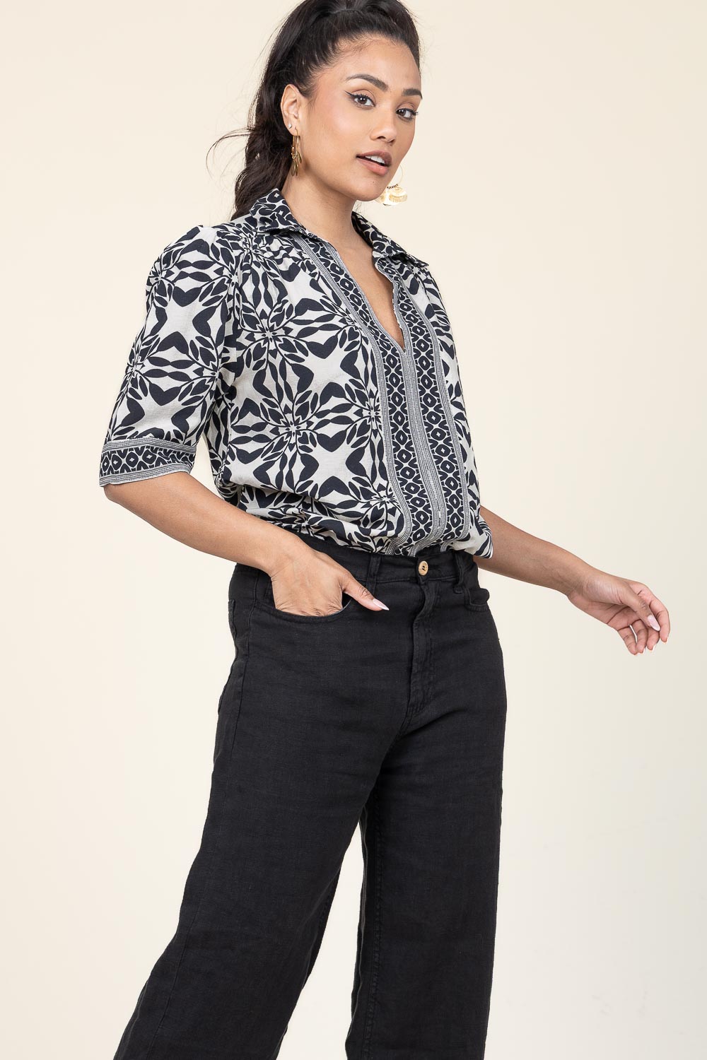 Look Top with print Marilyn