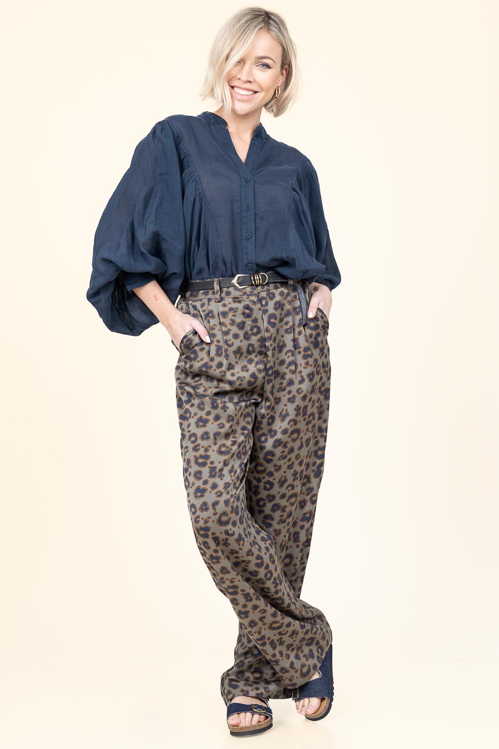 Look Leopard print pants Bloy