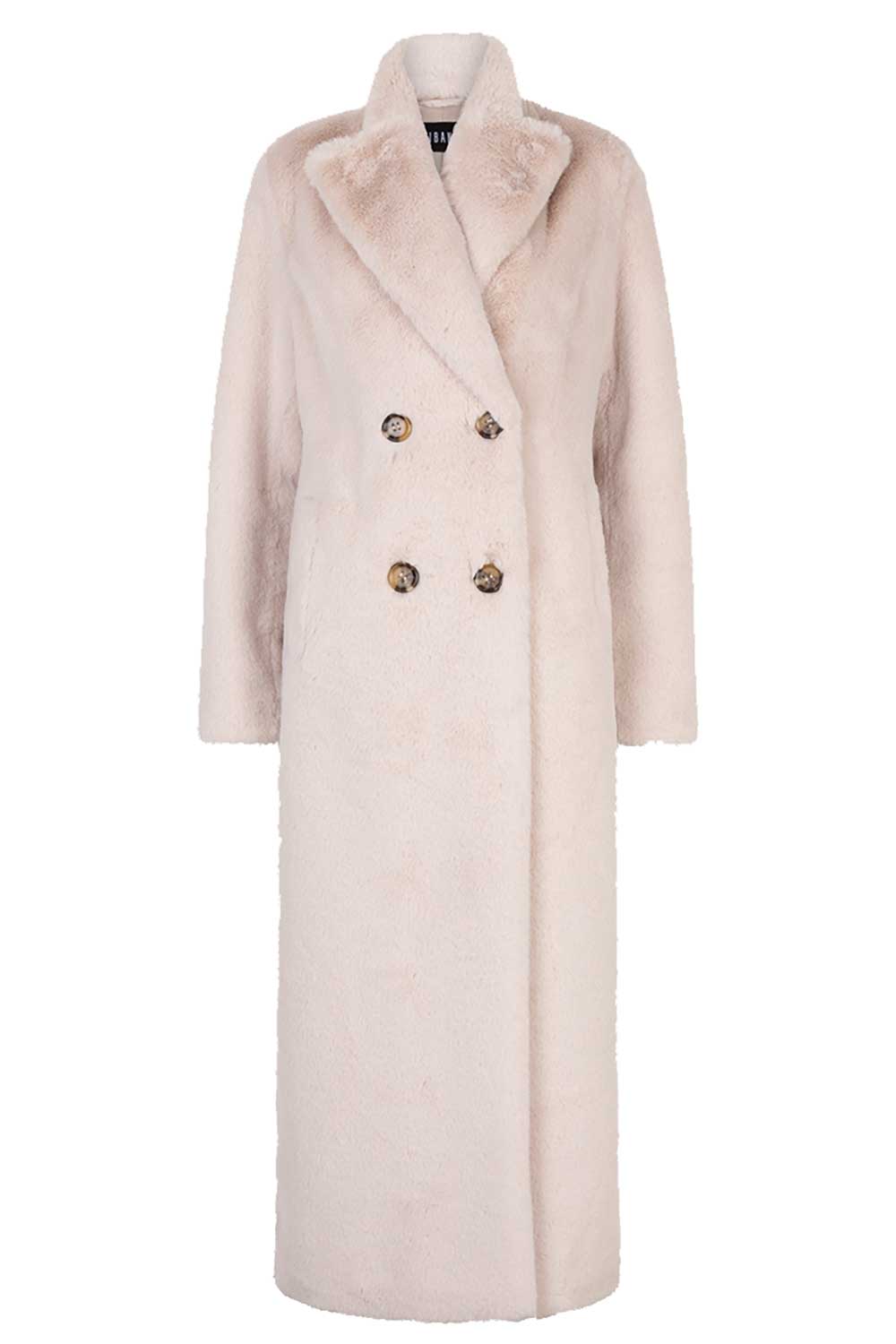 Ibana Faux fur mantel Camille naturel