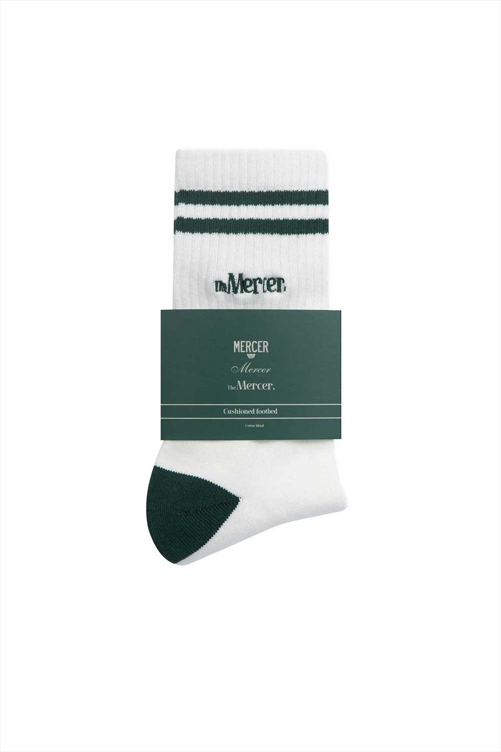 Mercer Sokken met logo The groen