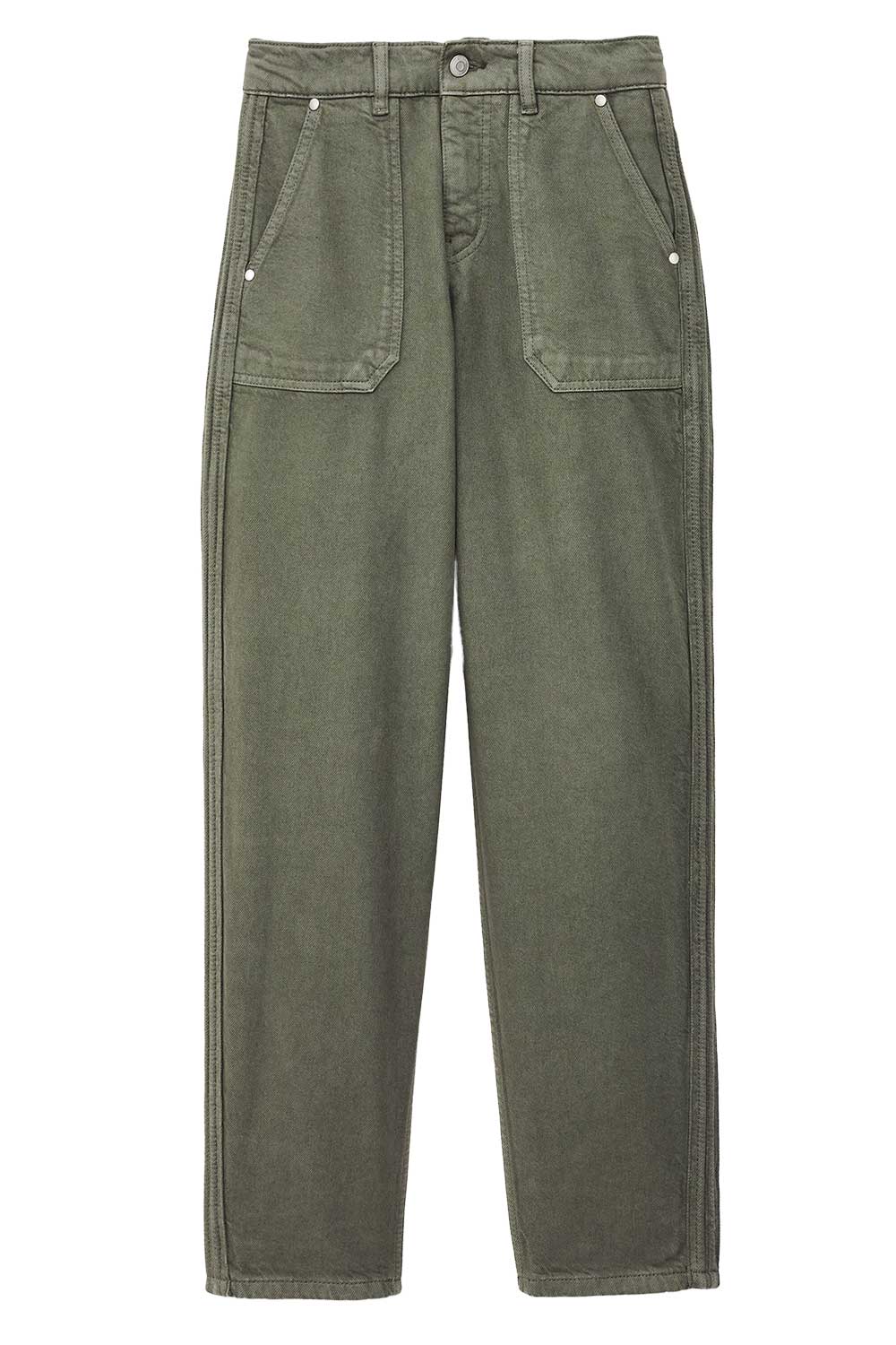BA&SH Baggy broek Cali groen