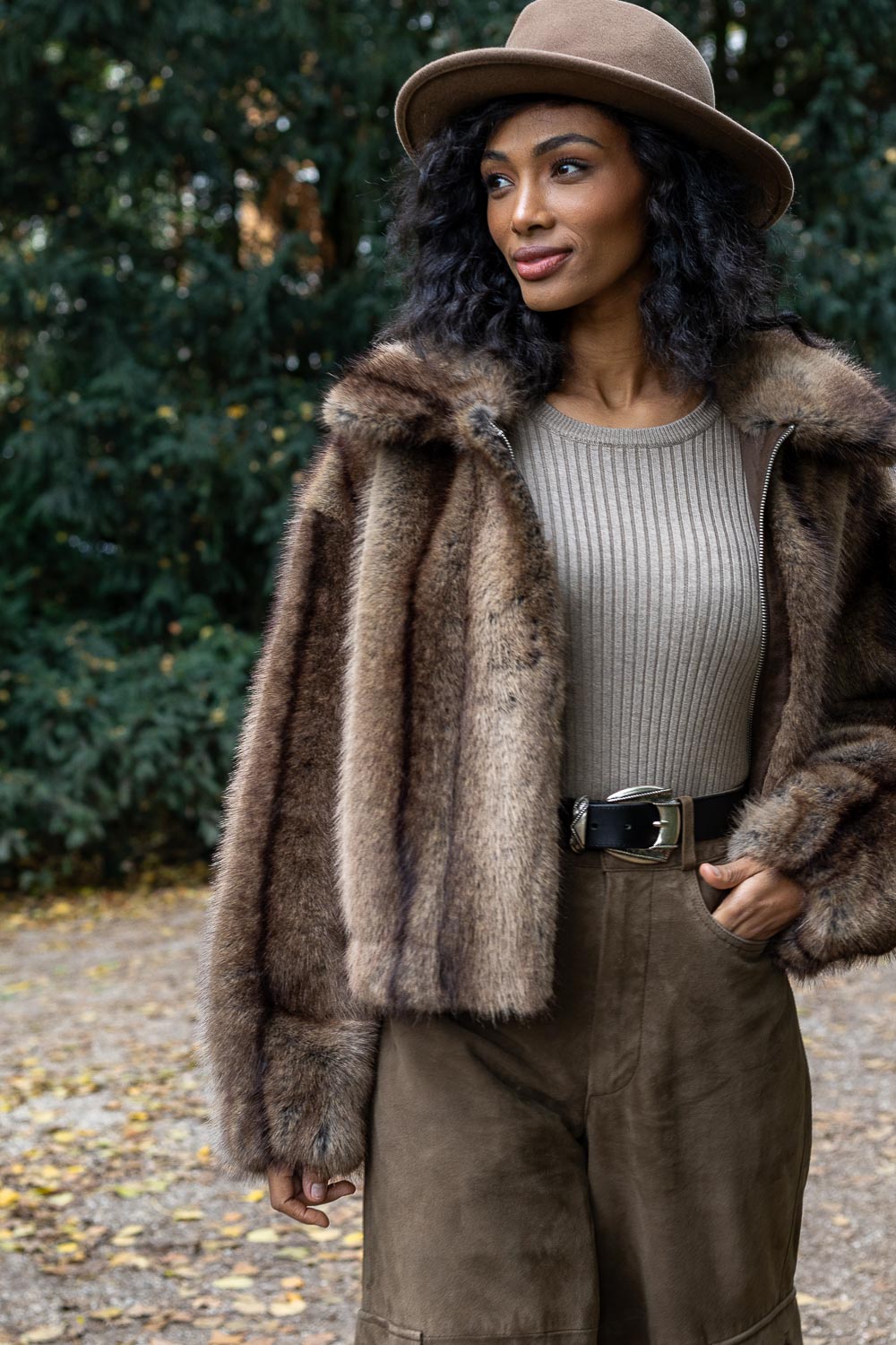 Soft fox bomber jacket Lucy | Animal print | STUDIO AR | Little