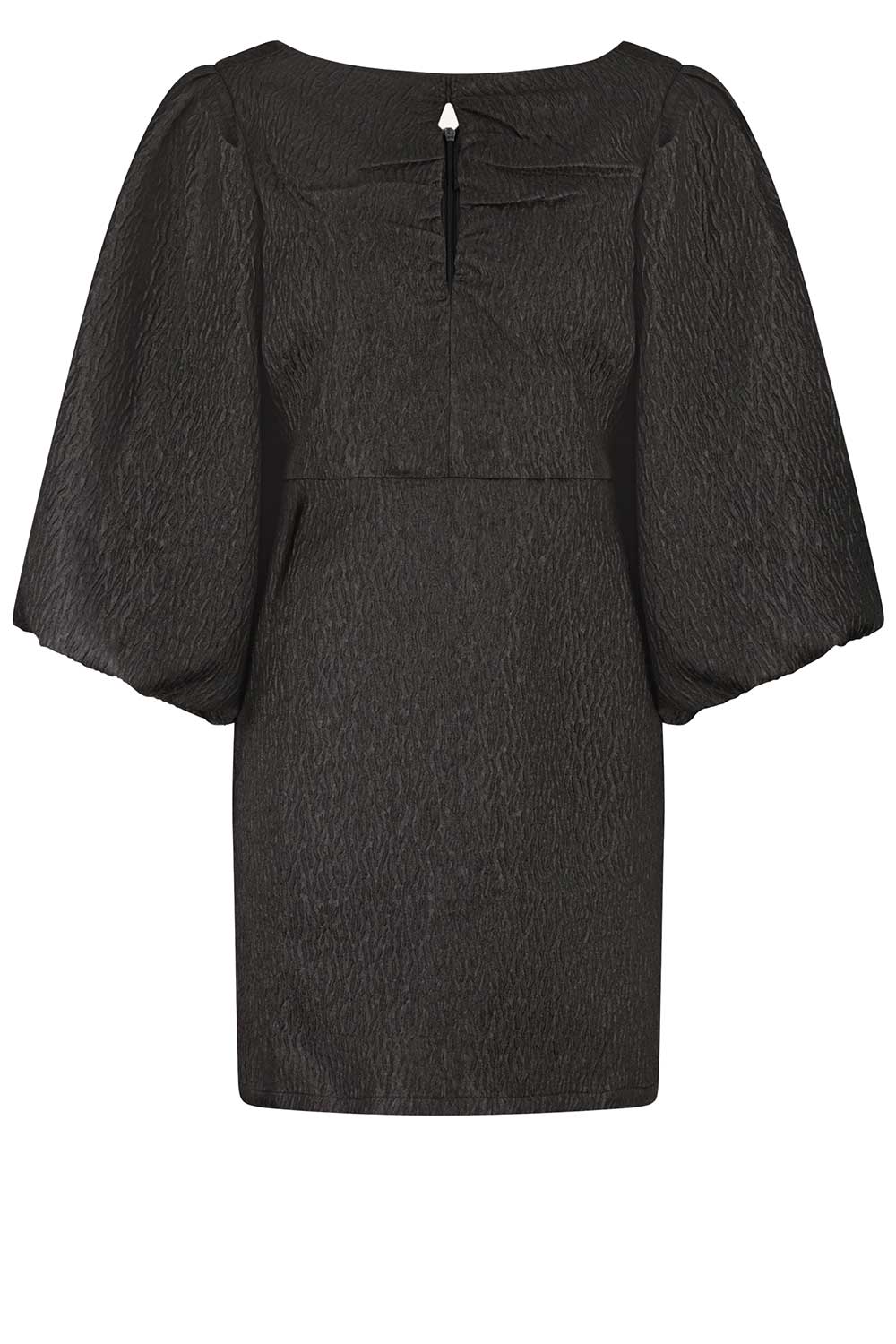 By-bar Jacquard mini-jurk Mimi zwart