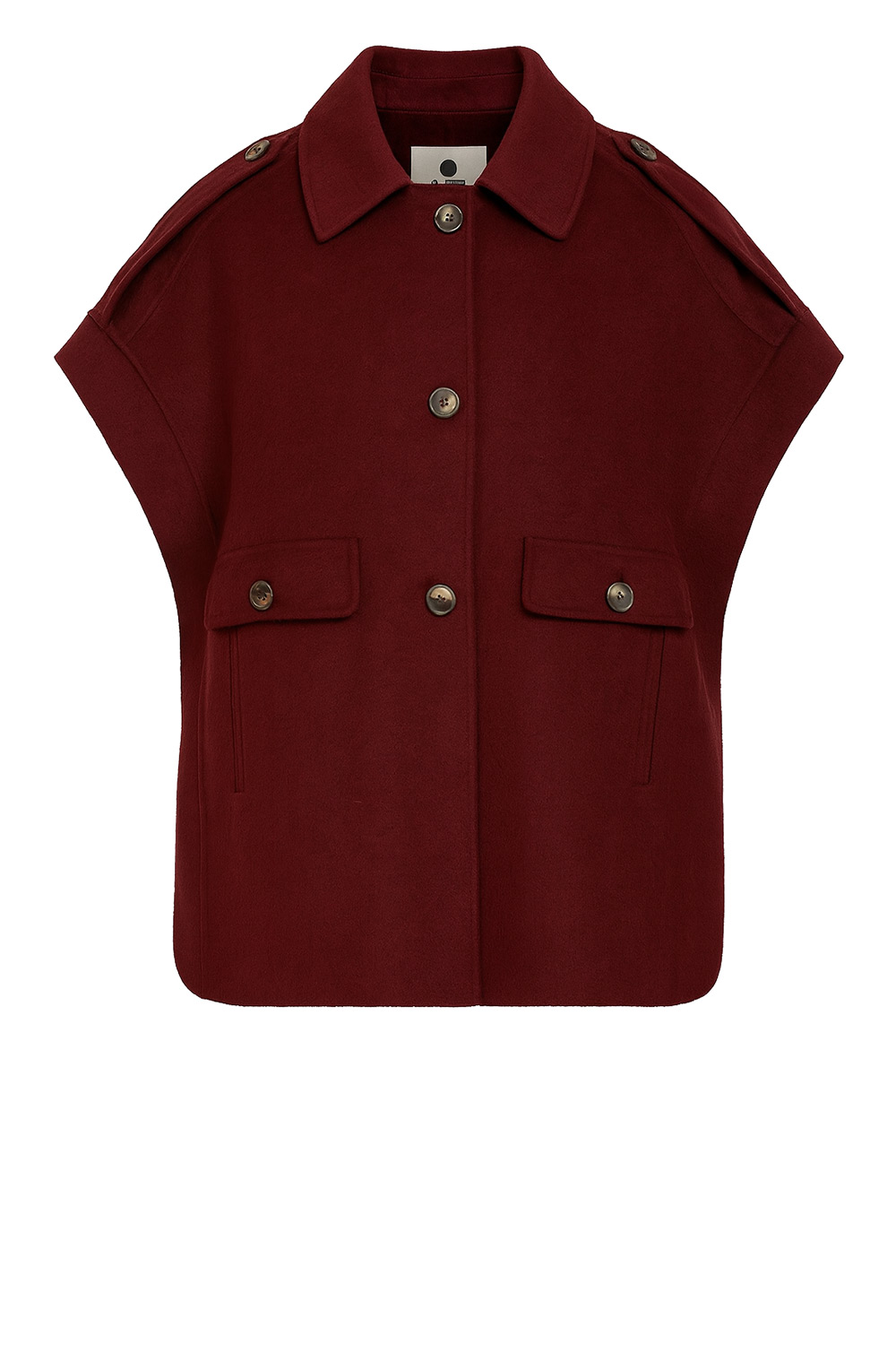Alter Ego Wollen cape jacket Franky bordeaux