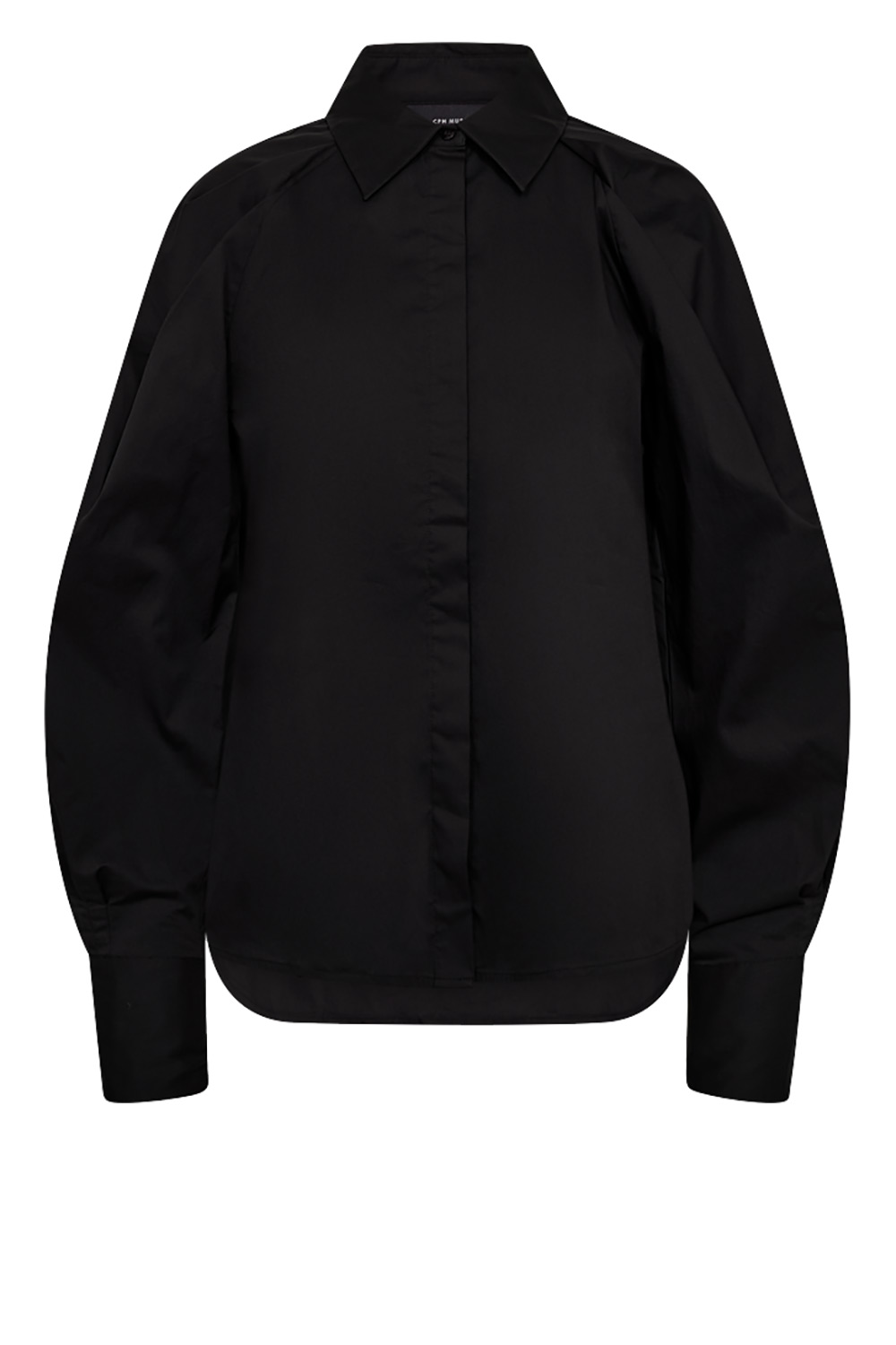 Copenhagen Muse Blouse met pofmouwen Sophie zwart