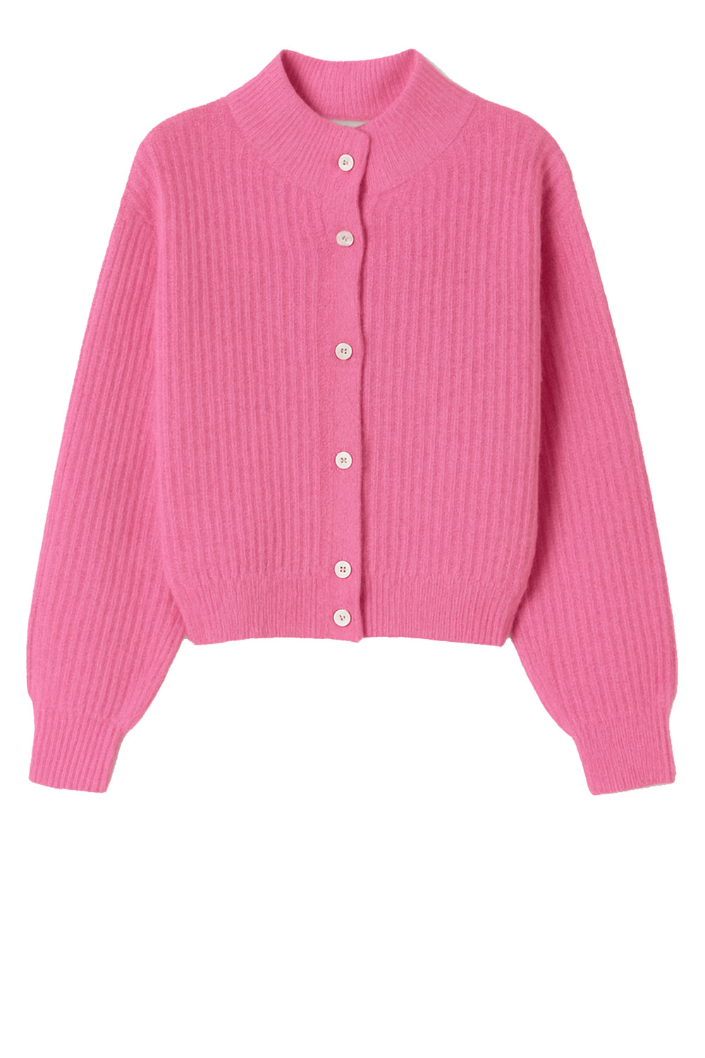 American vintage Gebreid vest East roze