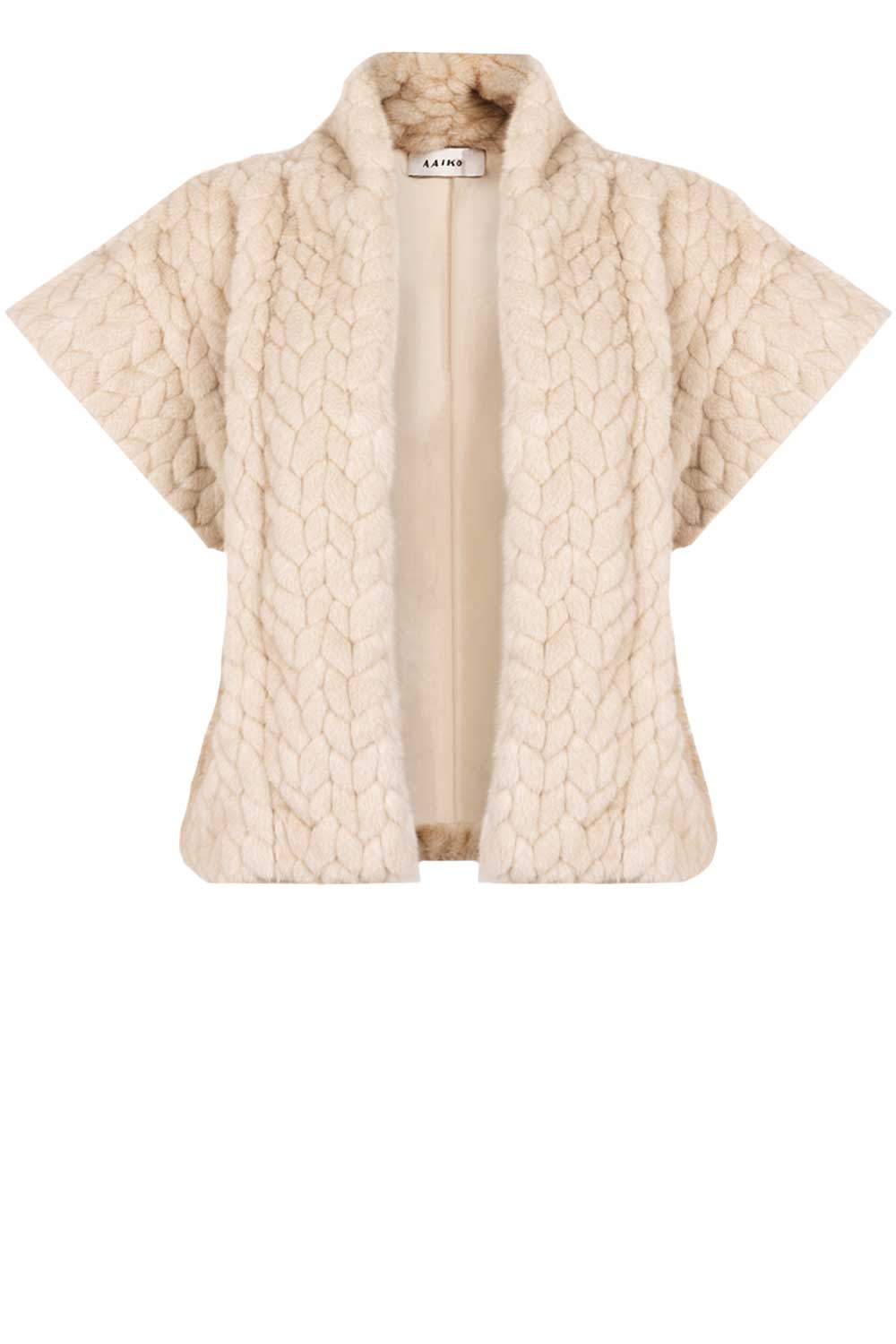 Aaiko Faux fur gilet Amala naturel