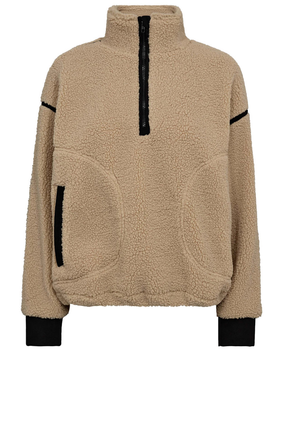 Co'Couture Teddy vest jasje Madin beige