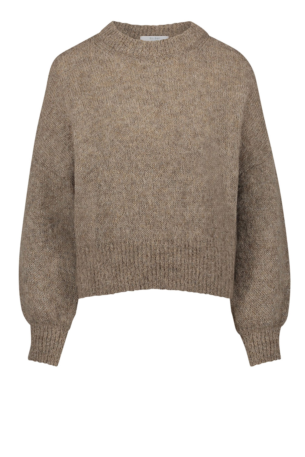 By-bar Alpaca trui Sonny beige