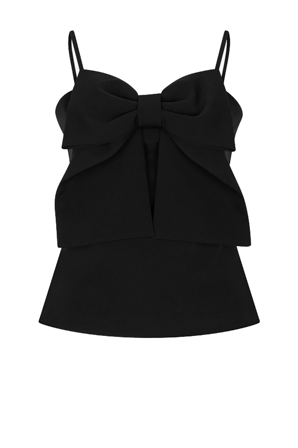 Ibana Top met strik Tezzy zwart