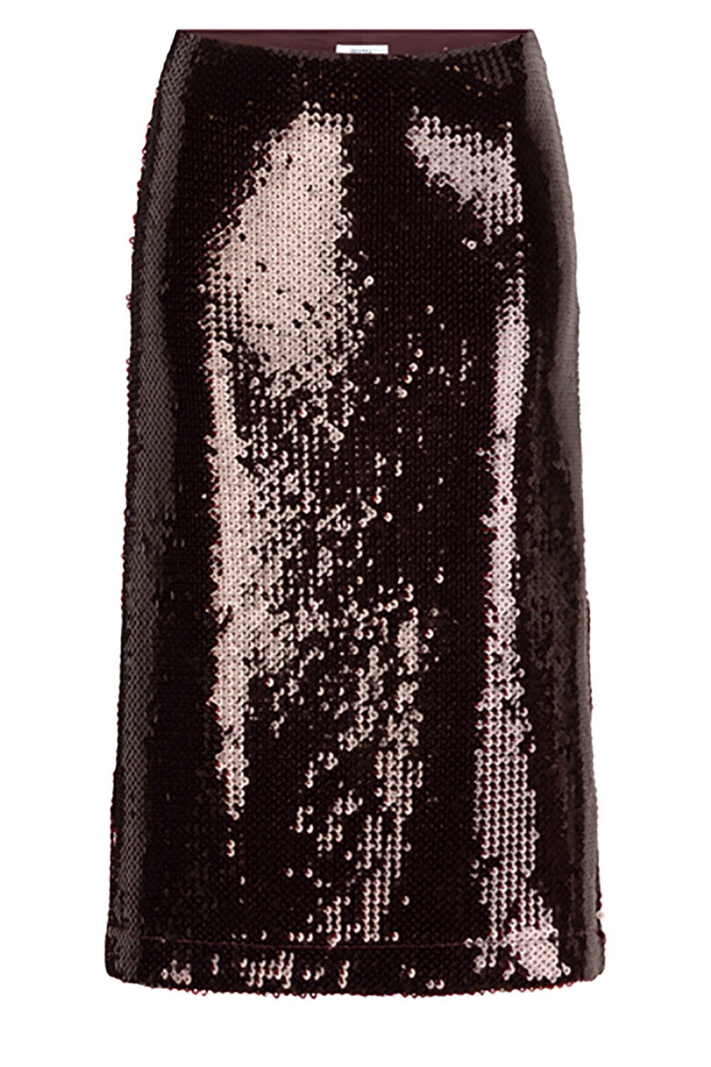 Dante6 Midi-rok met pailletten Bronya bordeaux
