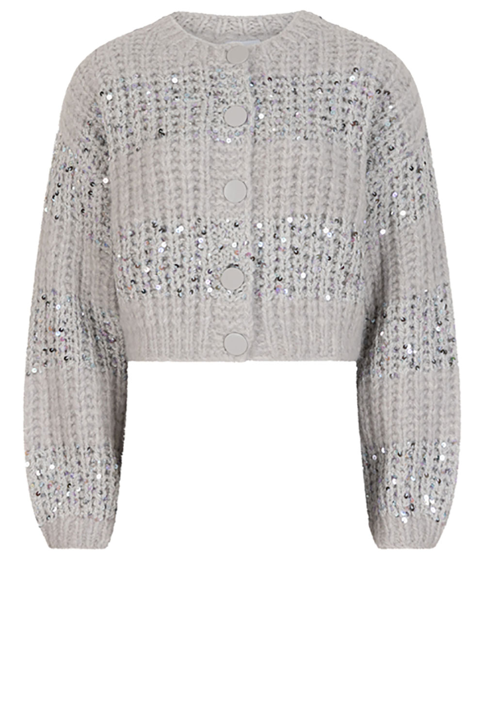 Dante6 Vest met pailletten Juna grijs