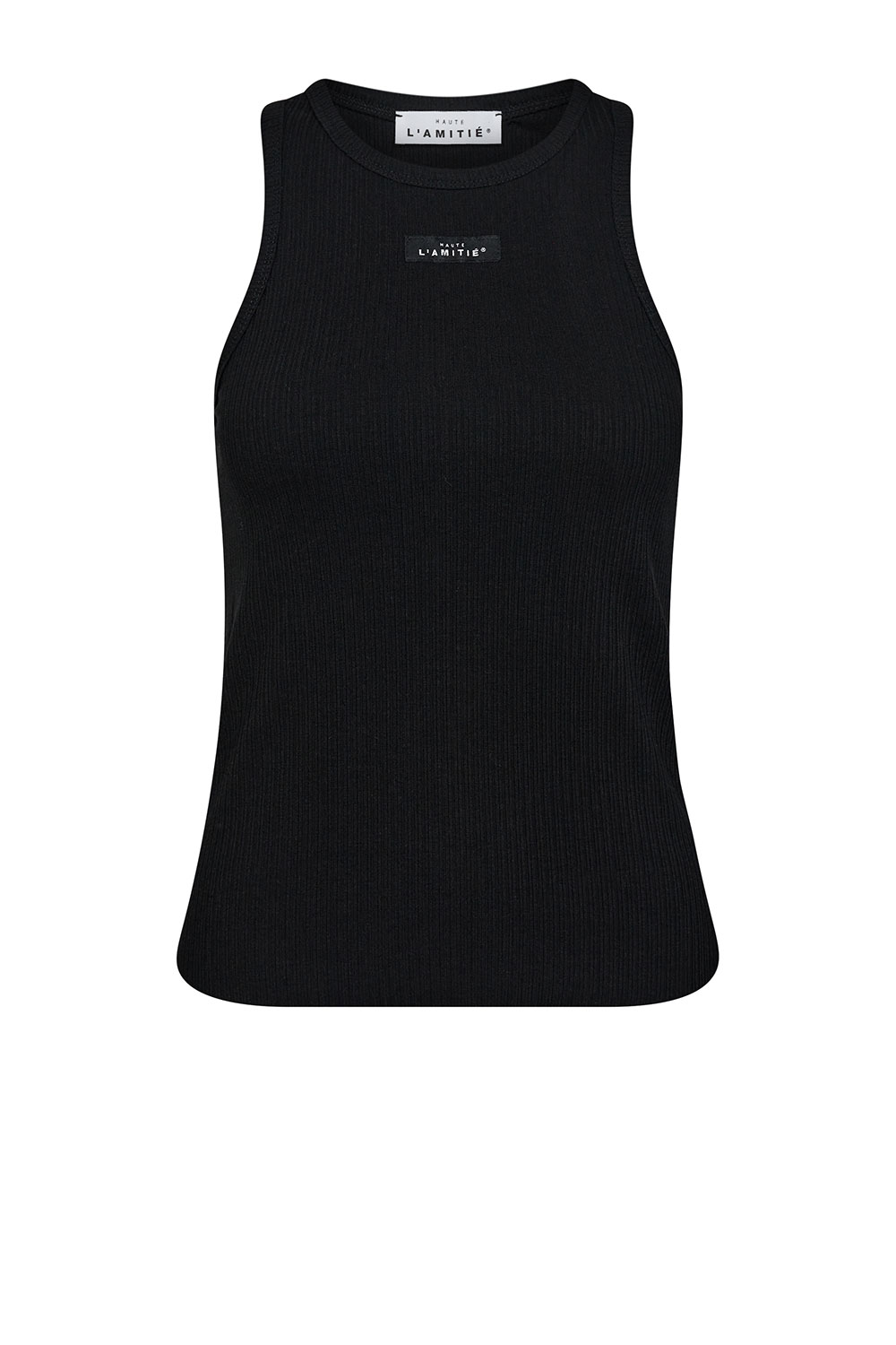 Haute L'amitiÃ© Geribde tanktop Badge zwart