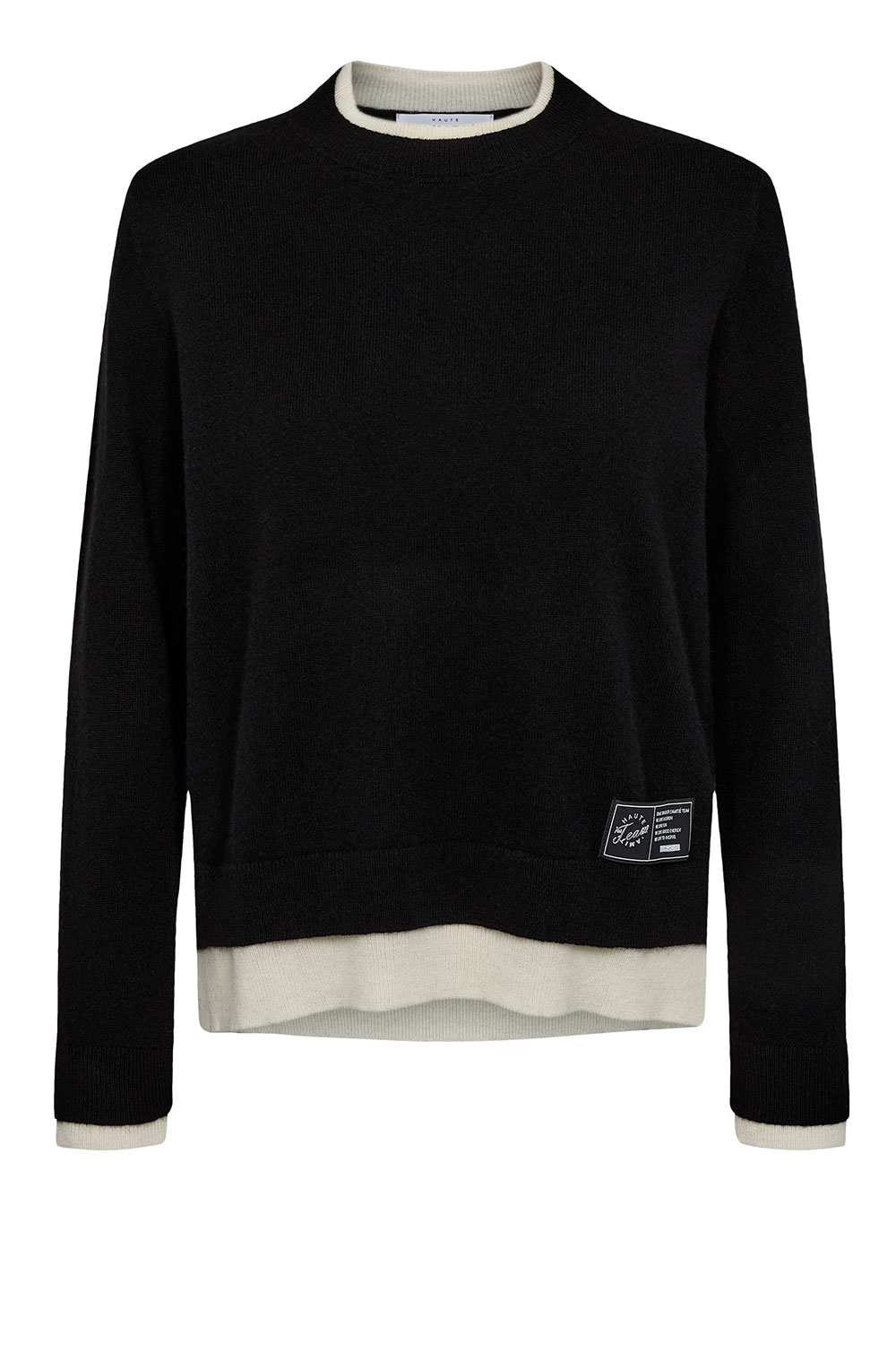 Haute L'amitiÃ© Zachte trui Cash zwart