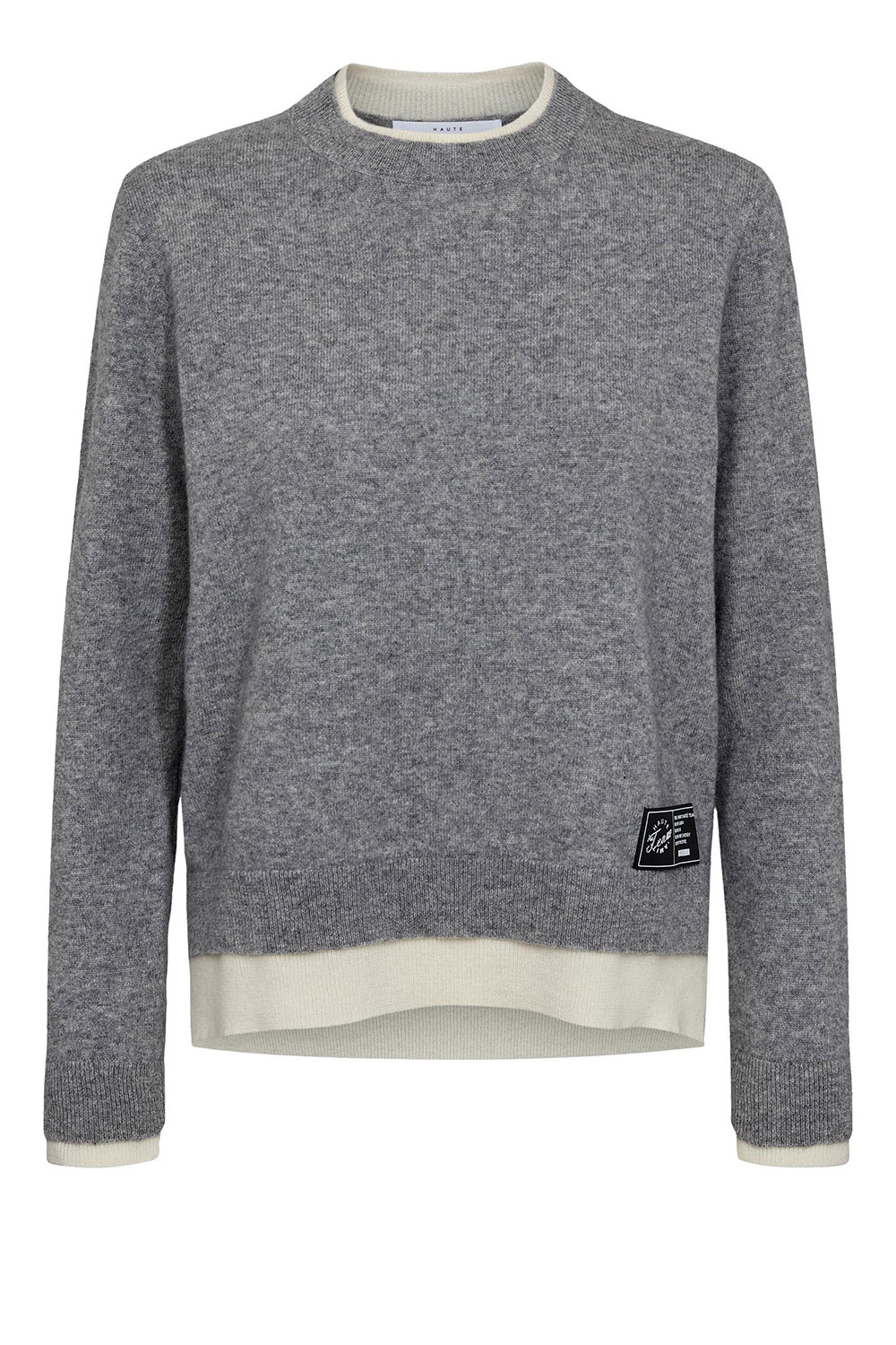 Haute L'amitiÃ© Zachte trui Cash grijs