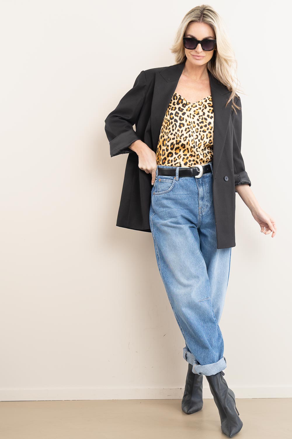 Look Top with leopard print Estam