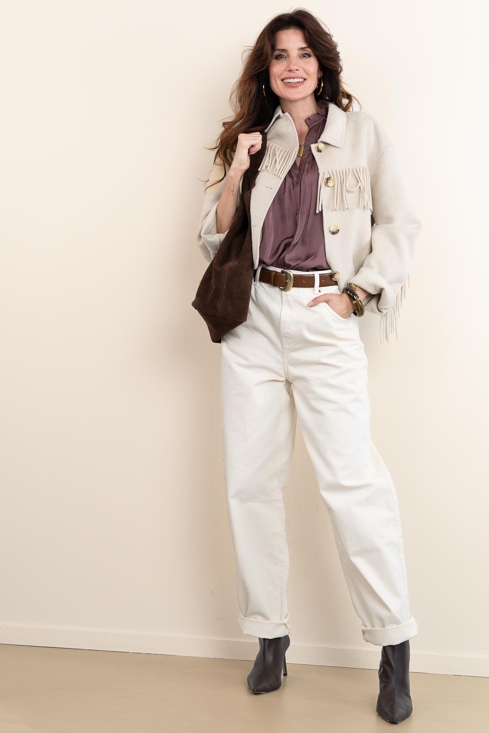 Look Satin blouse Cesira