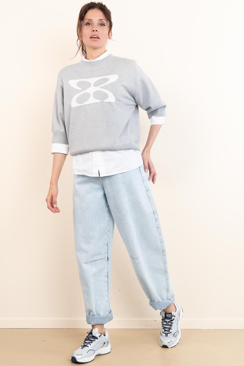 Look Soft sweater with logo Isidre