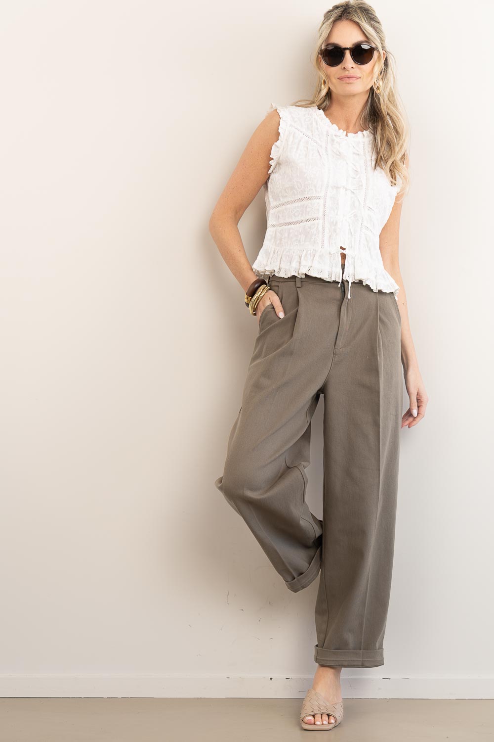 Look Top with embroidery Camila