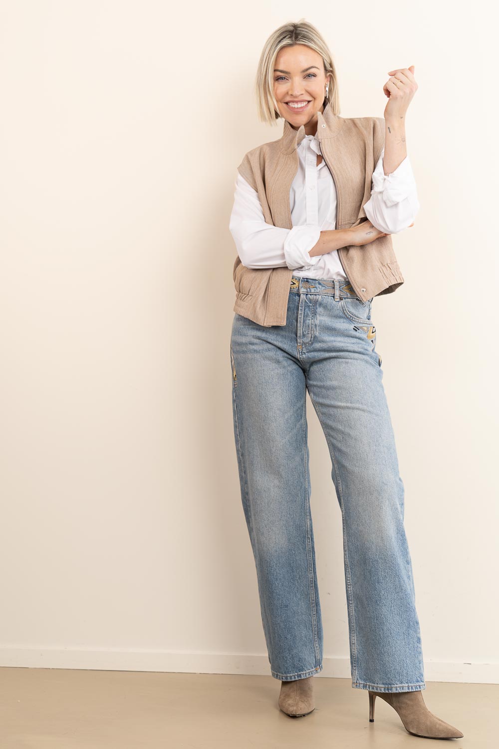 Look Sleeveless waistcoat Marlo