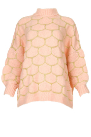 Rabens Saloner |  Oversized  sweater Cora | pink  | Picture 1