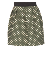Essentiel Antwerp |  Skirt with golden dots | green  | Picture 1