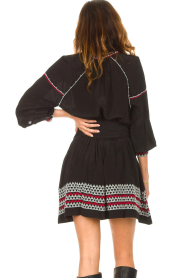 Magali Pascal |  Skirt with embroided details Alexi | black | Picture 6
