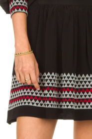 Magali Pascal |  Skirt with embroided details Alexi | black | Picture 7