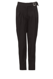 IRO |  Trousers with waist belt Miels | black  | Picture 1
