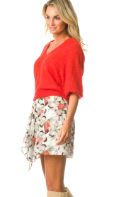 IRO |  Print skirt with pleated wrap detail Cartis | multi  | Picture 5
