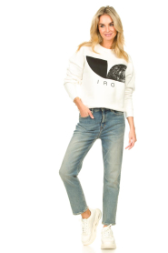 IRO :  Sweater with logo print Lathy | white - img4