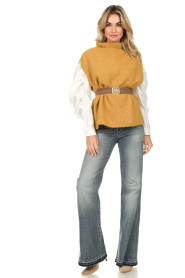 Copenhagen Muse |  Sleeveless sweater Ibra | yellow  | Picture 3