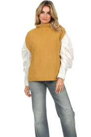 Copenhagen Muse |  Sleeveless sweater Ibra | yellow  | Picture 5