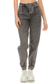 Tomorrow Denim |  High waist baggy jeans Bill | grey  | Picture 4