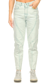 IRO :  Paperbag jeans Naythe | green - img4